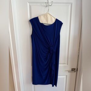 Jones Studio Royal Blue Asymmetrical Dress
